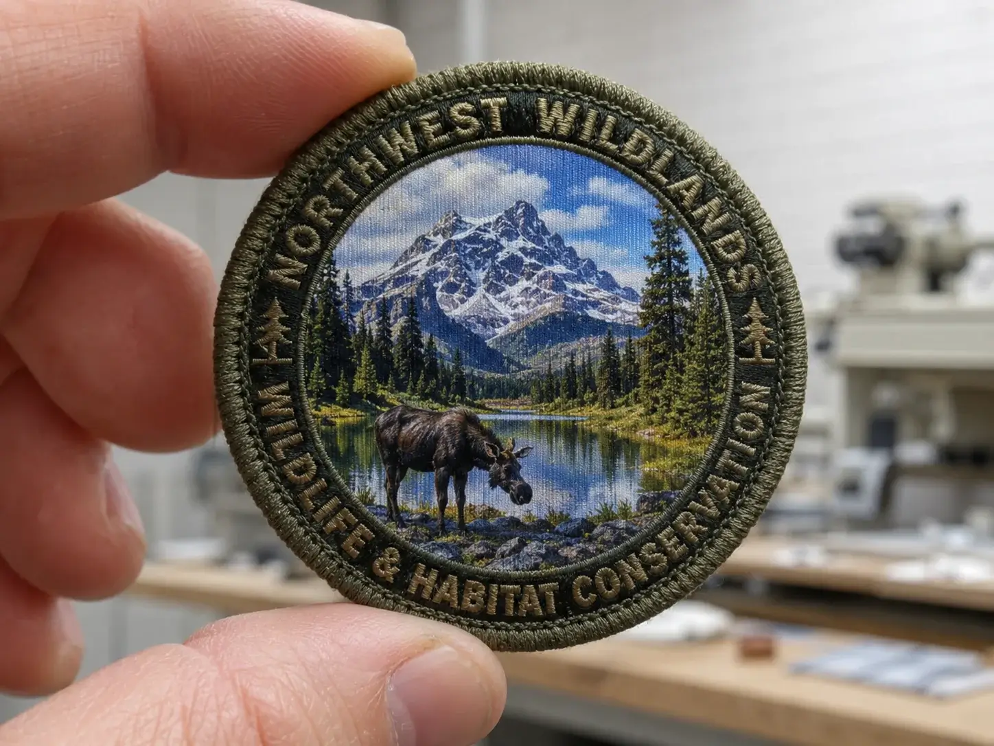 Patch Specialist dye sublimation patch sample